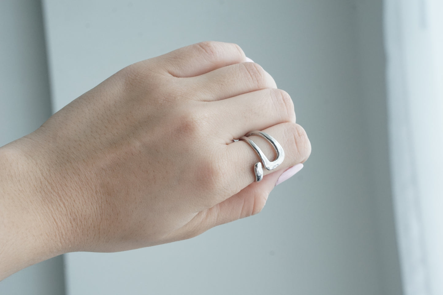 Silver Wrap ring