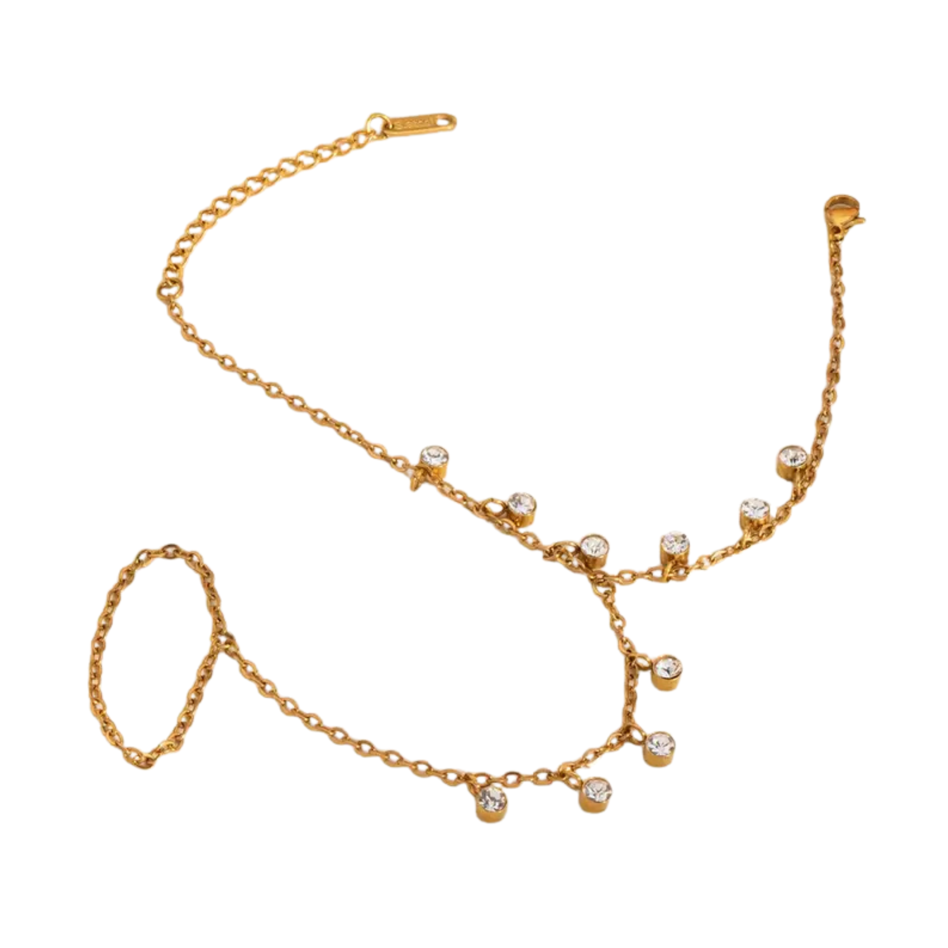 pulsera tipo anillo cadena