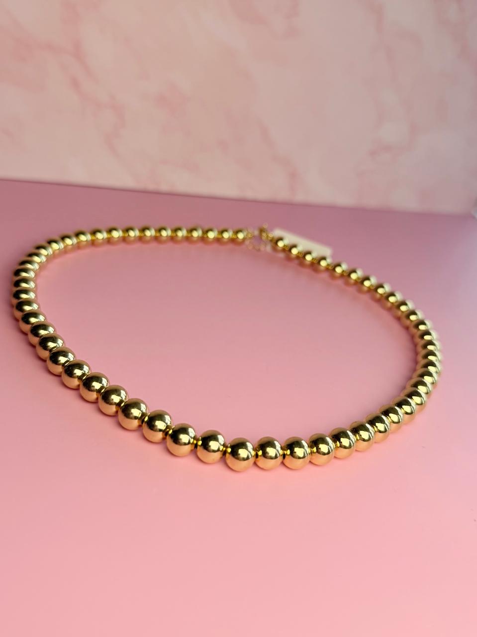 COLLAR CUENTAS CH18K
