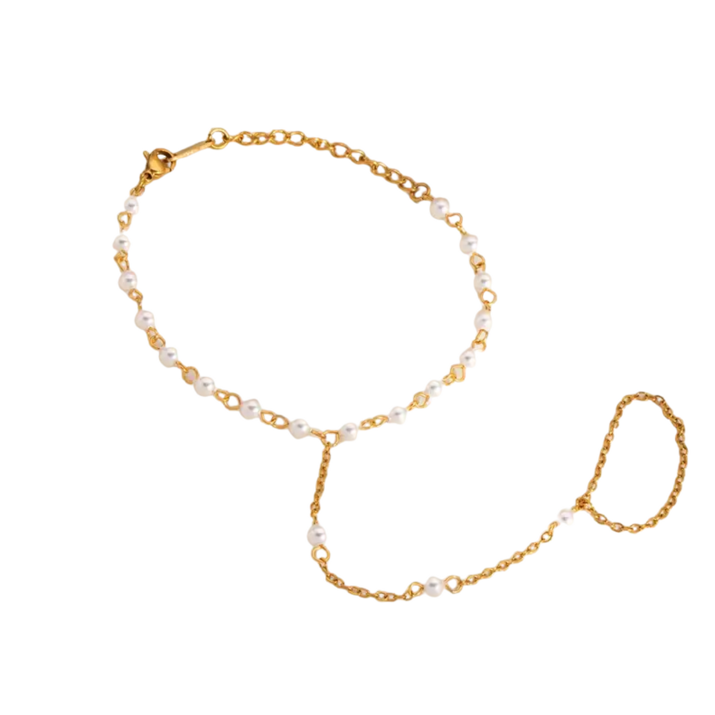 pulsera tipo anillo cadena