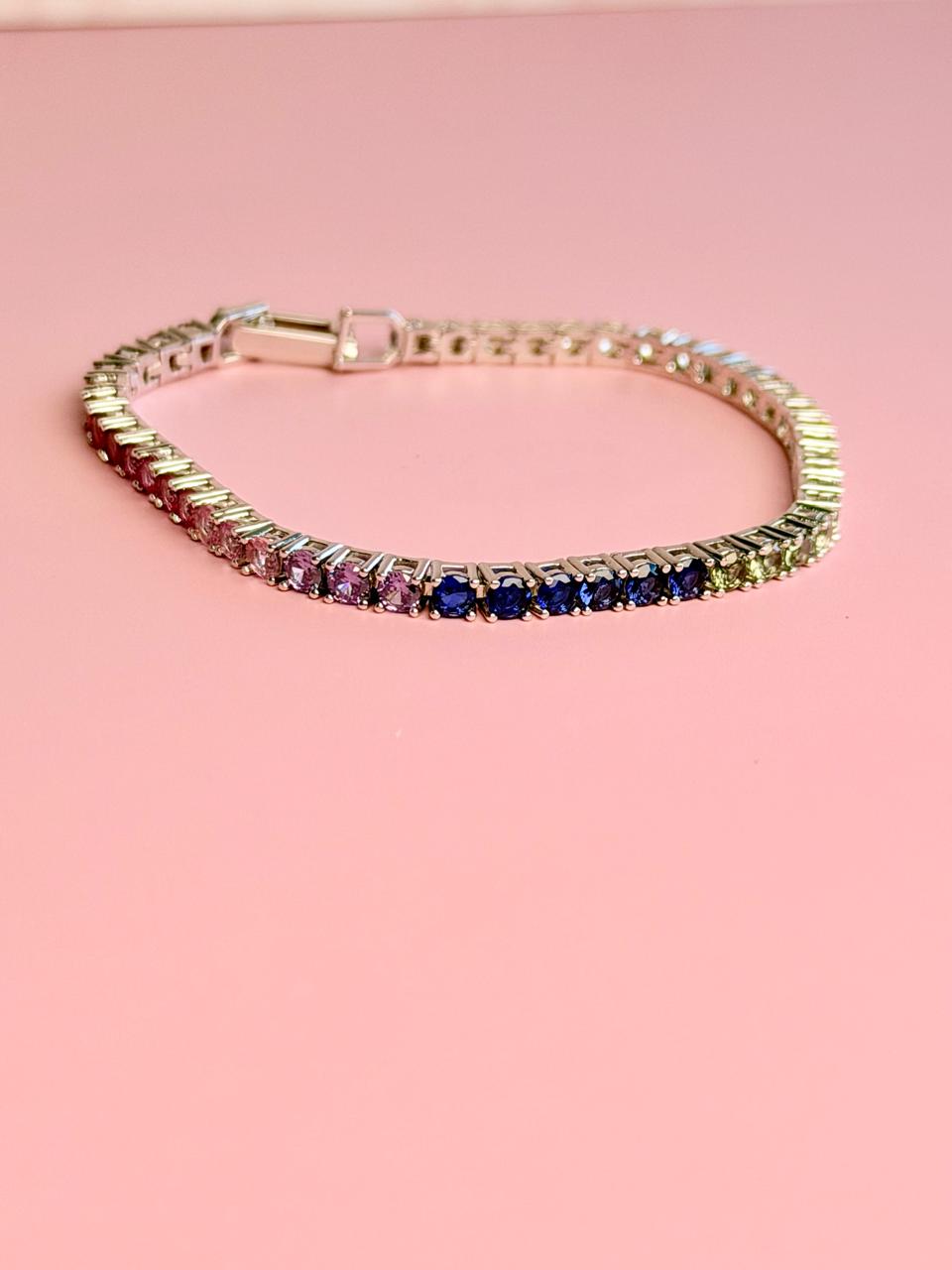 PULSERA LAMINADO DE RODIO 2