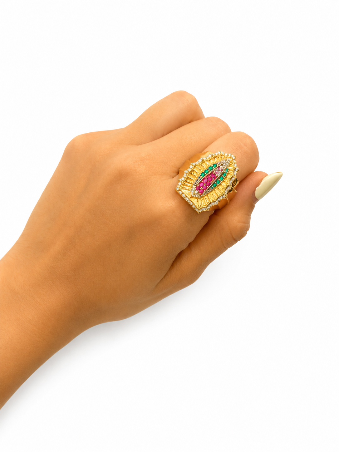 anillo ajustable virgen de guadalupe