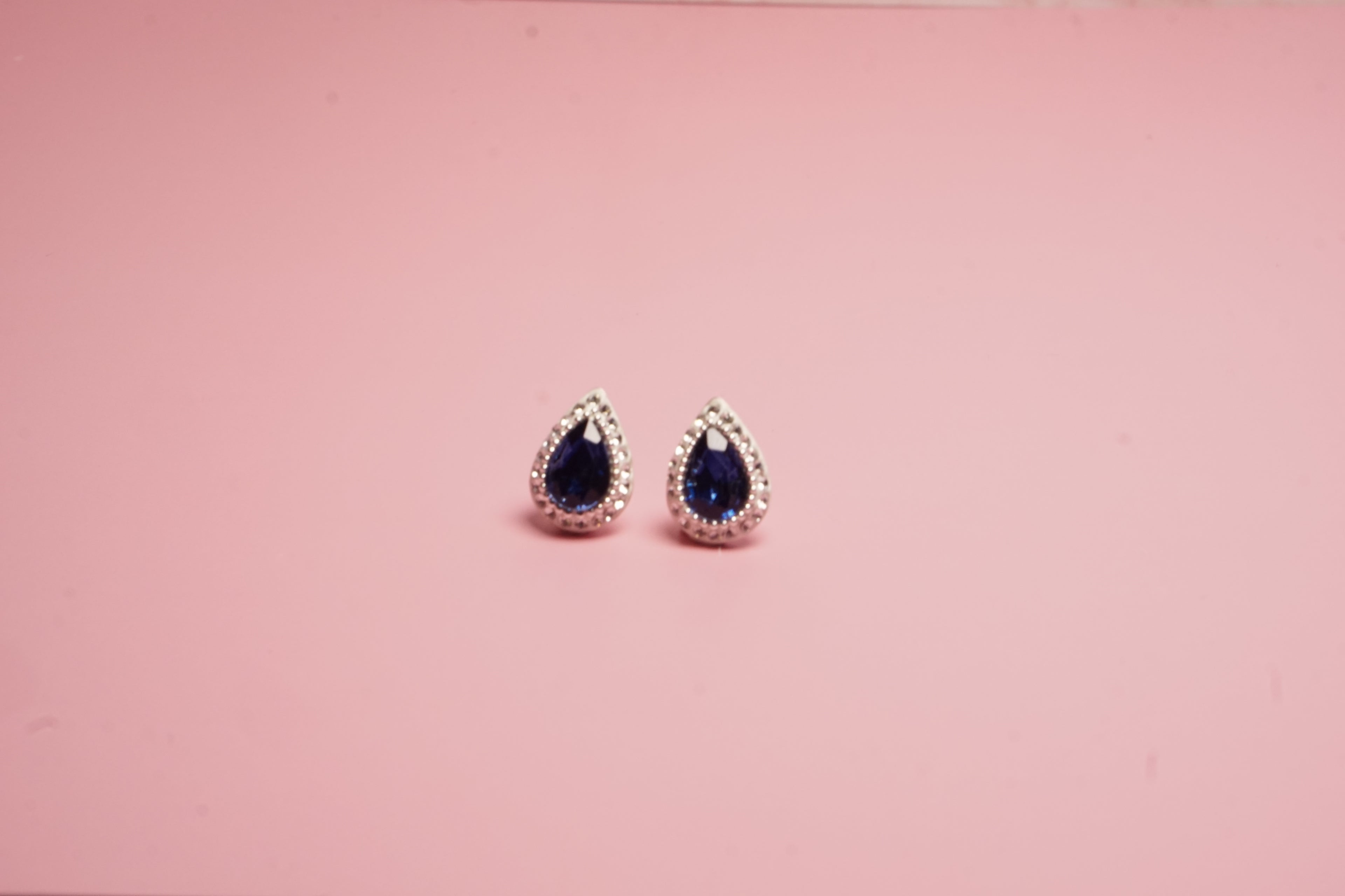 Aretes gota plata .925