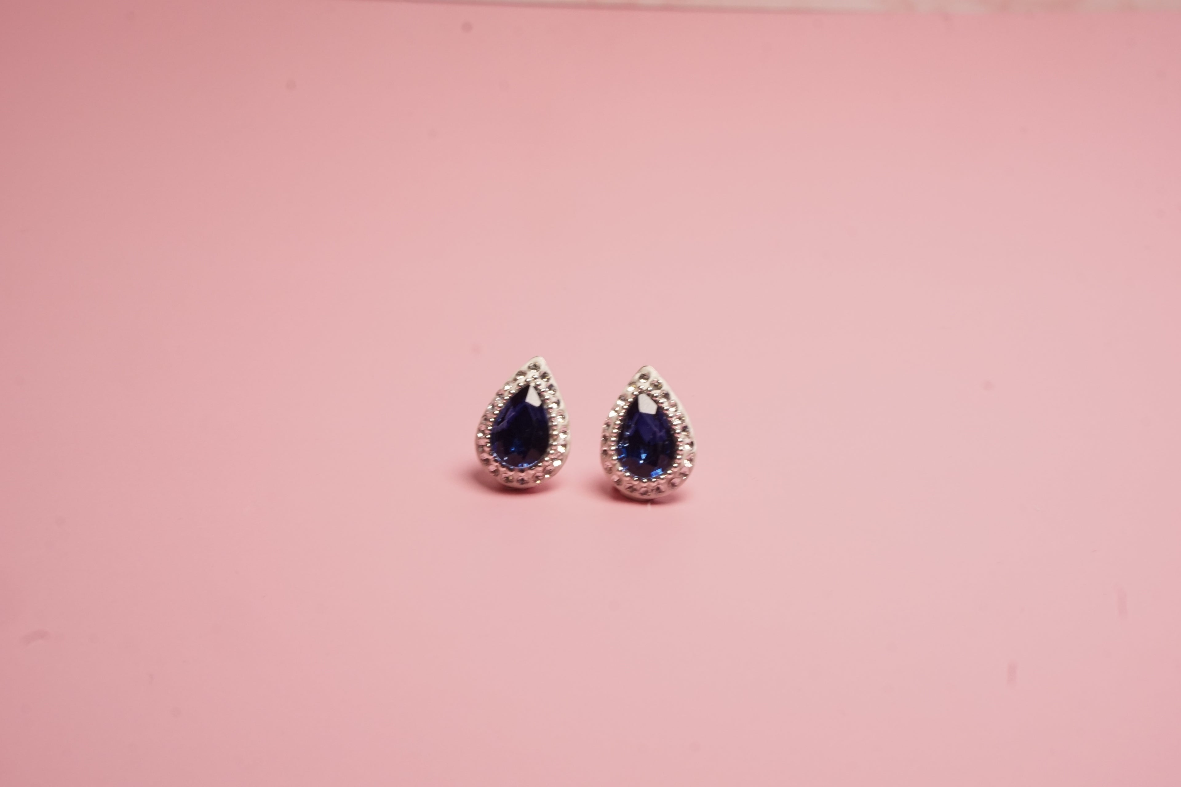 Aretes gota plata .925