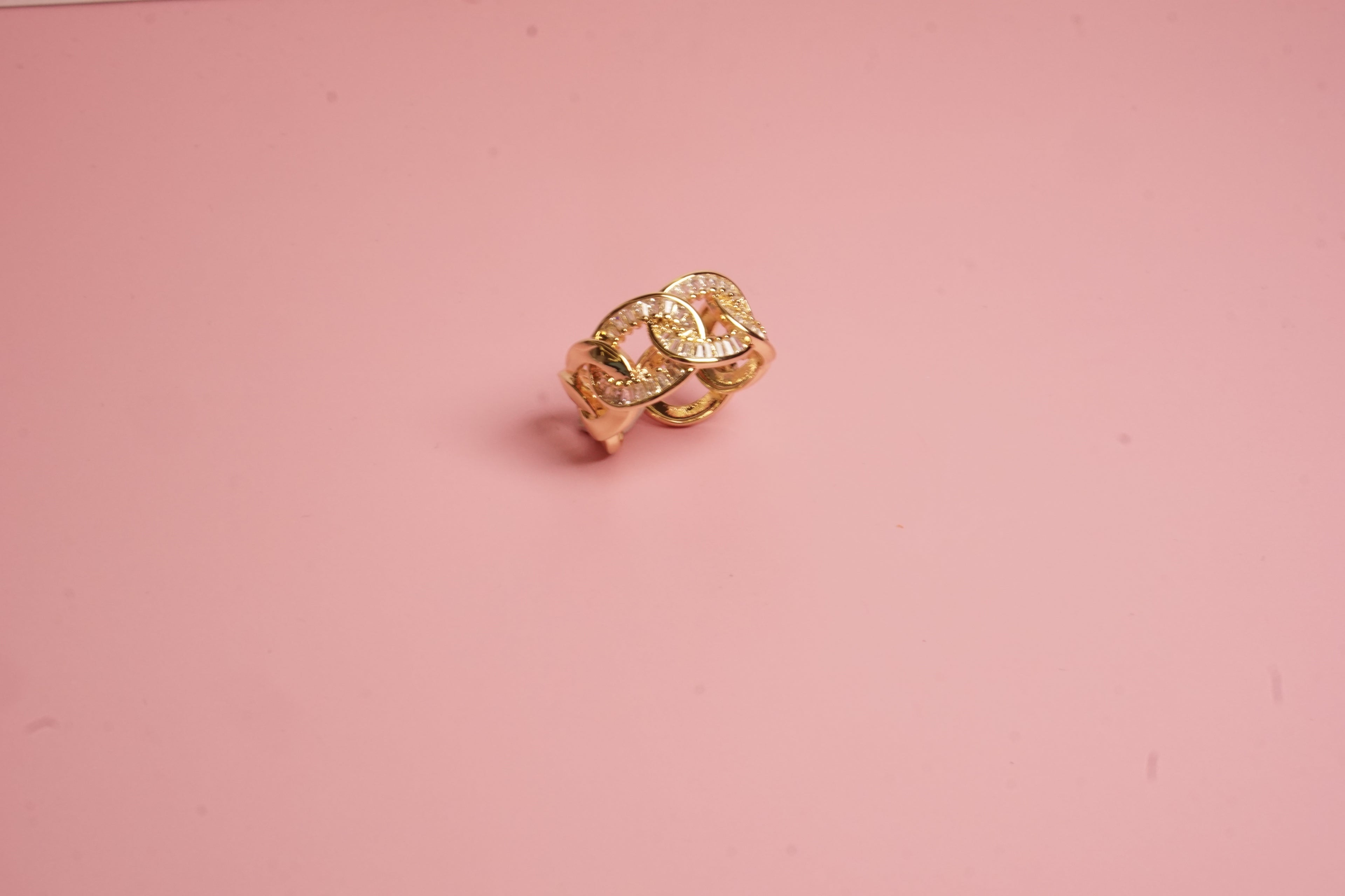 ANILLO AJUSTABLE ANCHO DE ESLABONES Y CIRCONIA