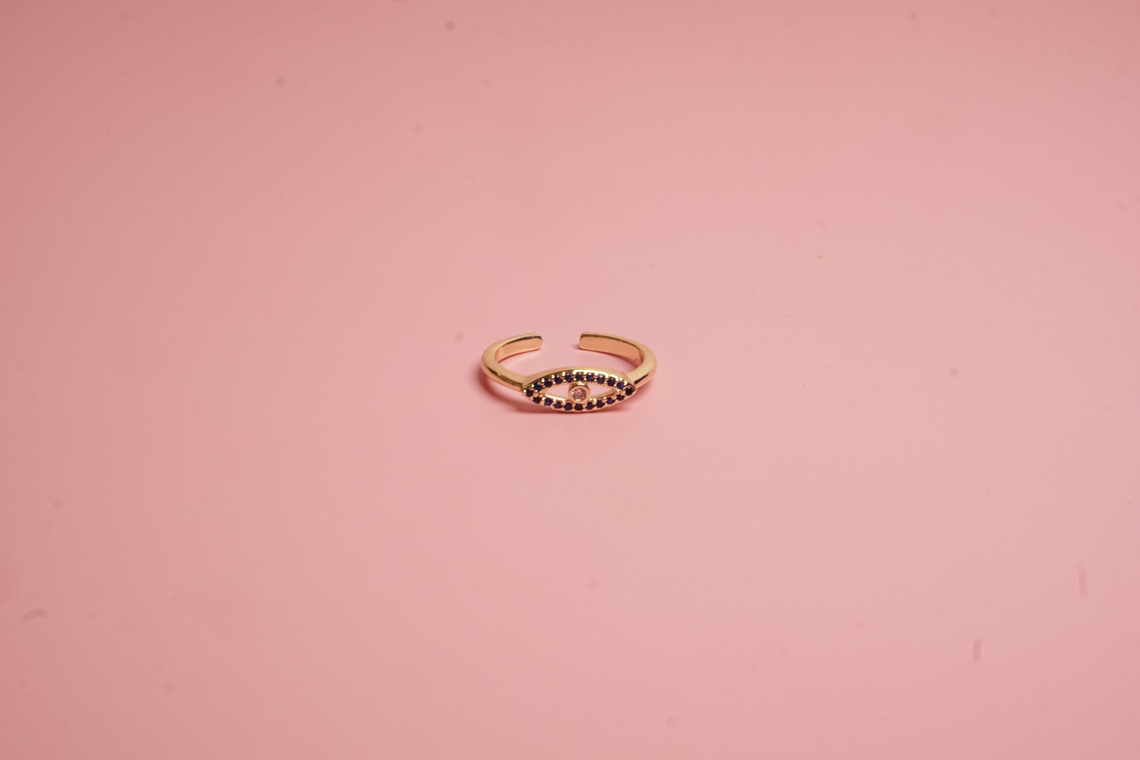 ANILLO AJUSTABLE DE OJO Y CIRCONIAS DE COLOR 5M