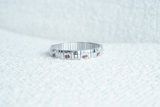 Pulsera acero cherries