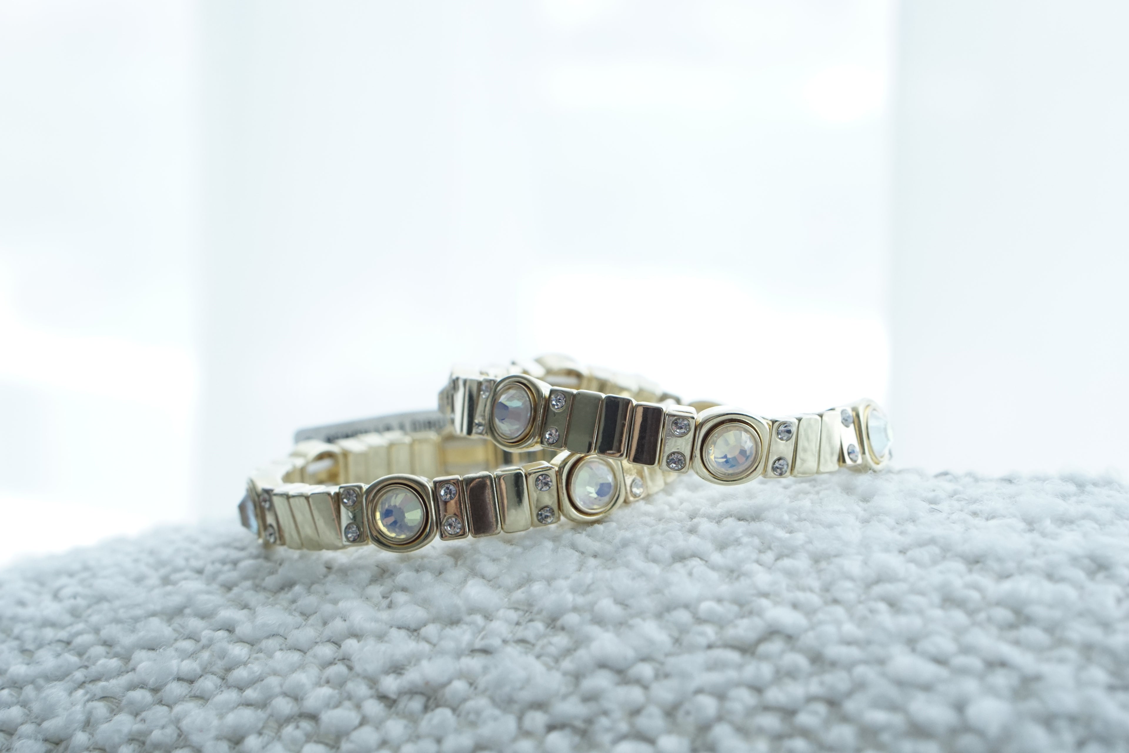 pulsera chapa de oro zirconia bicelada