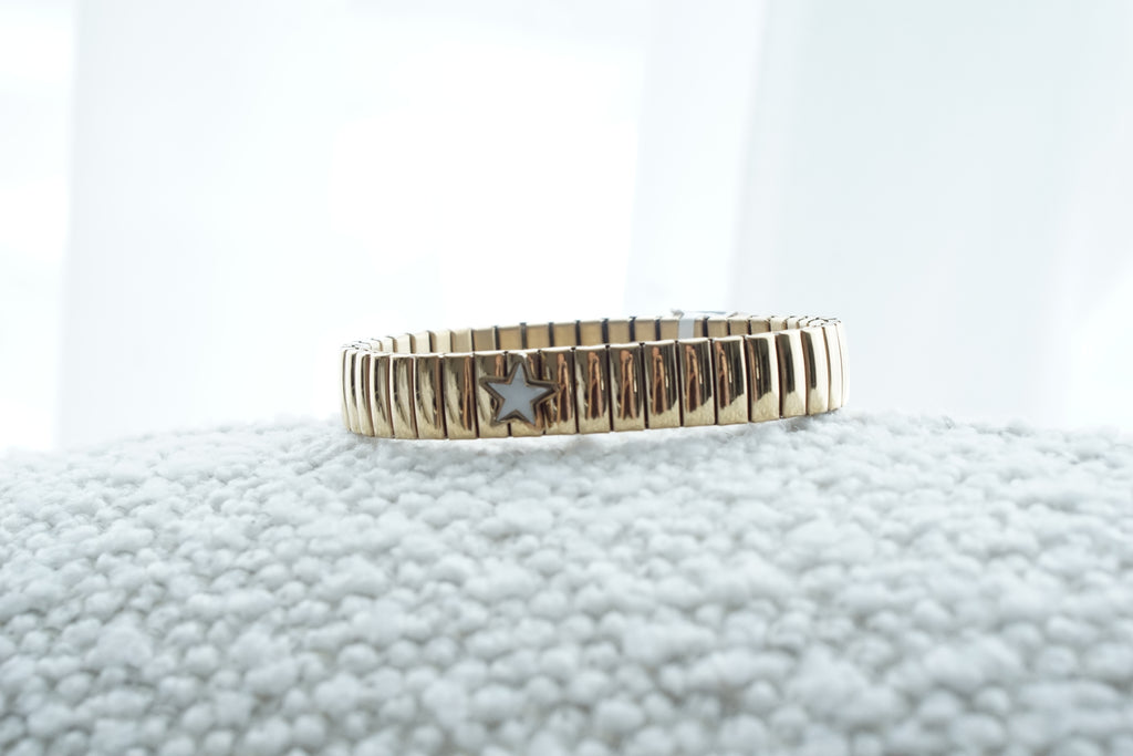 Pulsera acero estrella acero