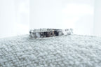 Pulsera barra plateada dado