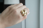 Knot Ring 21MM – Gold Size 9