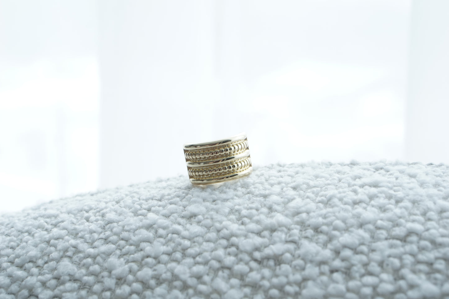 chunky golden ring