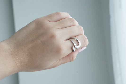 Silver Wrap ring