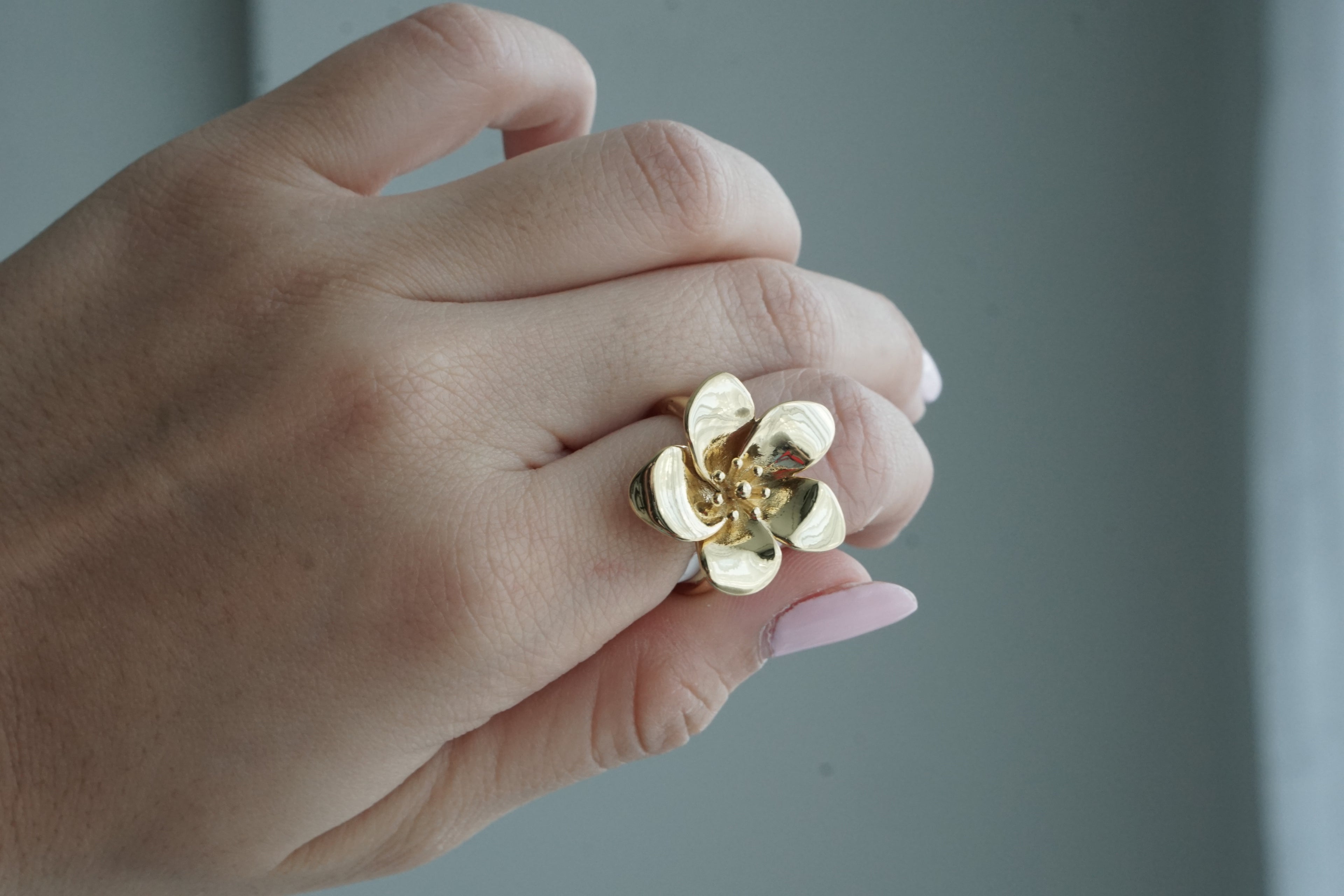 Anillo flor