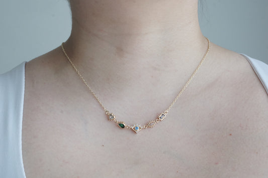 Necklace CL872P COLLAR DE CHAPA DE ORO