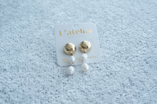 River Pearl Drop Earrings