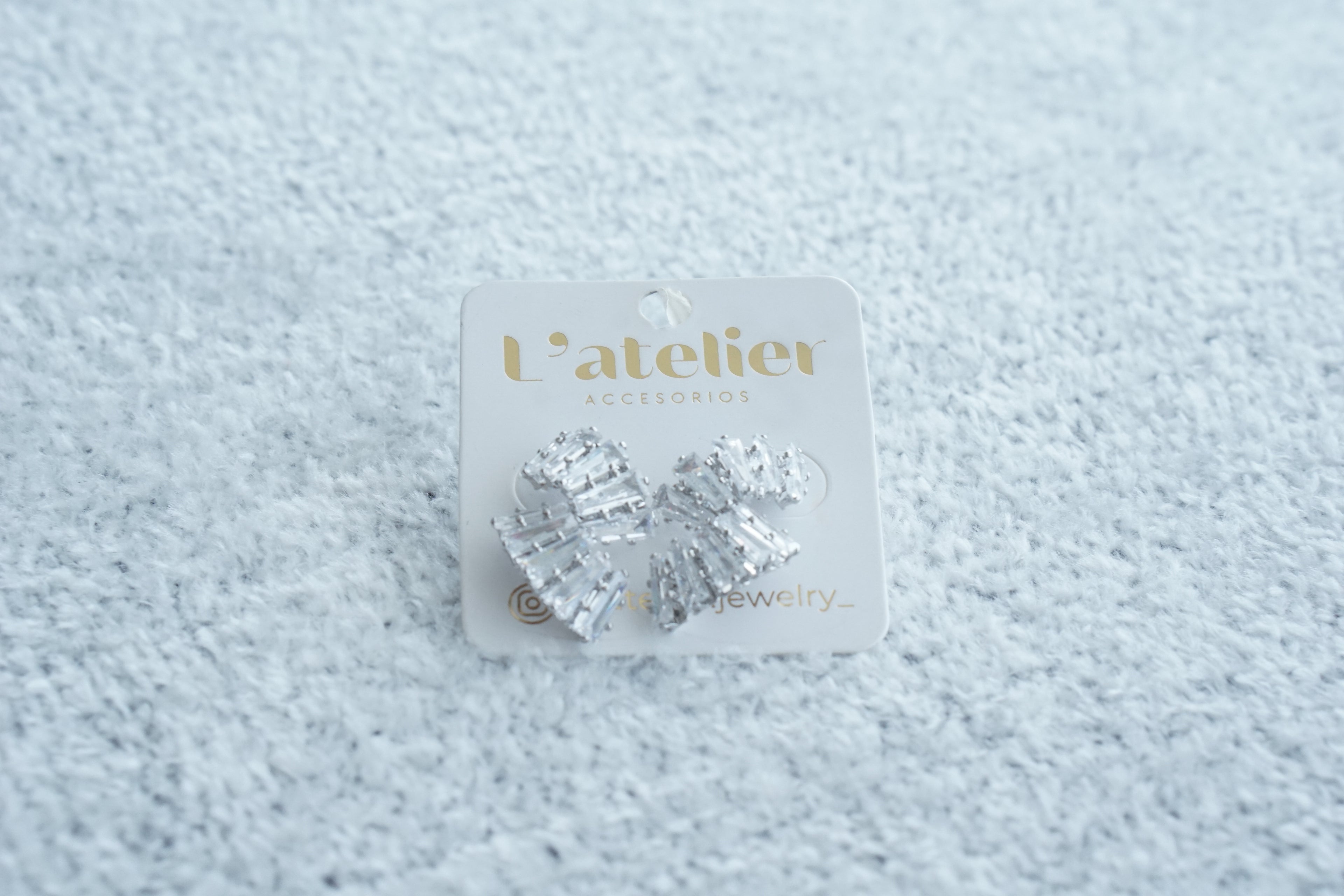 aretes studs brillantes zirconia