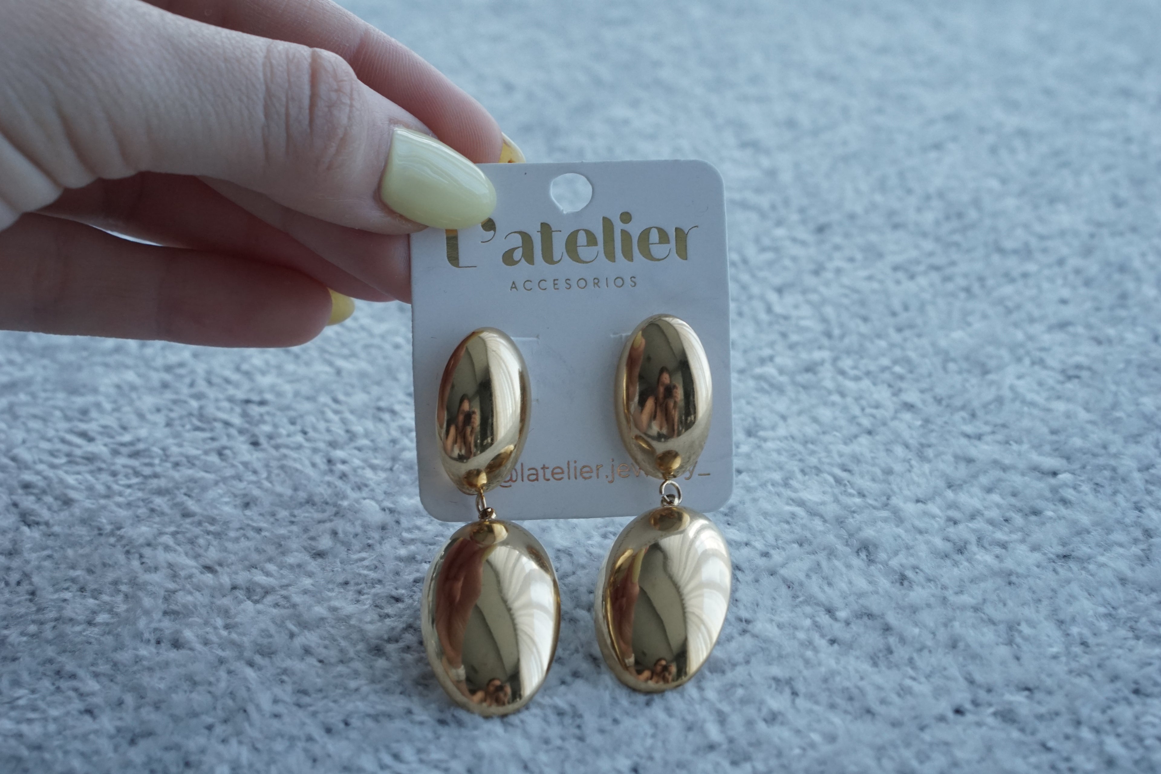 Aretes dos eslabones acero inoxidable