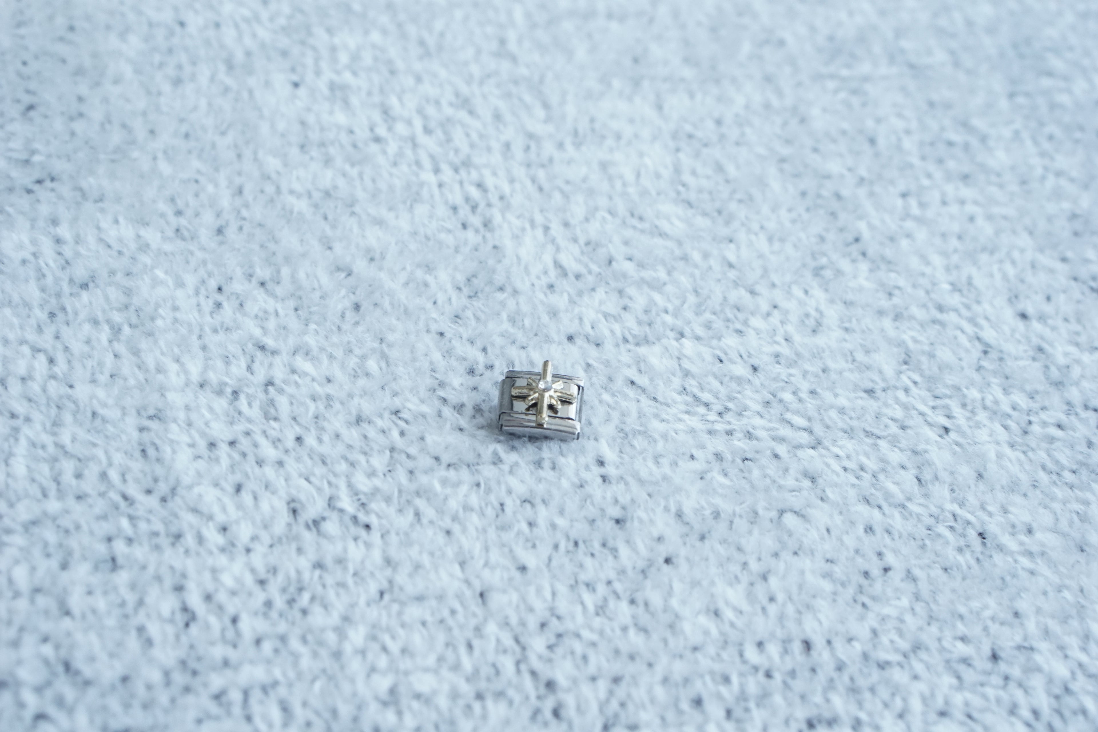 charm estrella con brillo