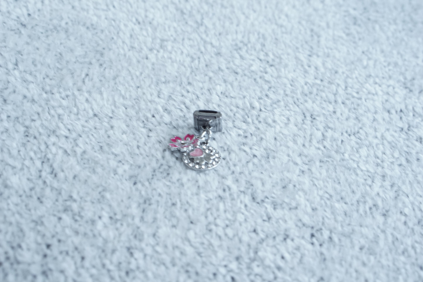 charm doble colguije rosa