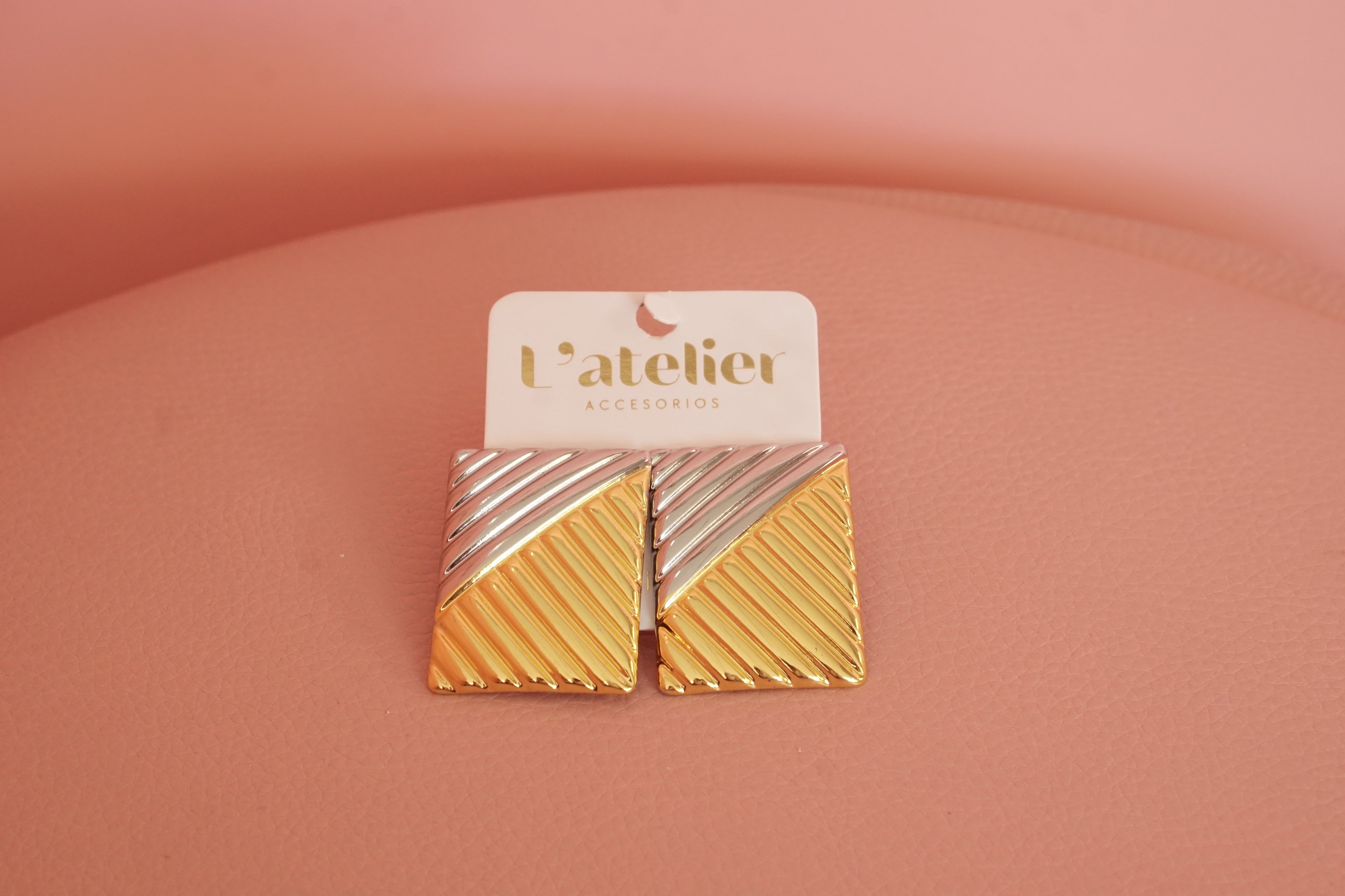 aretes combinados cuadrados de acero inox