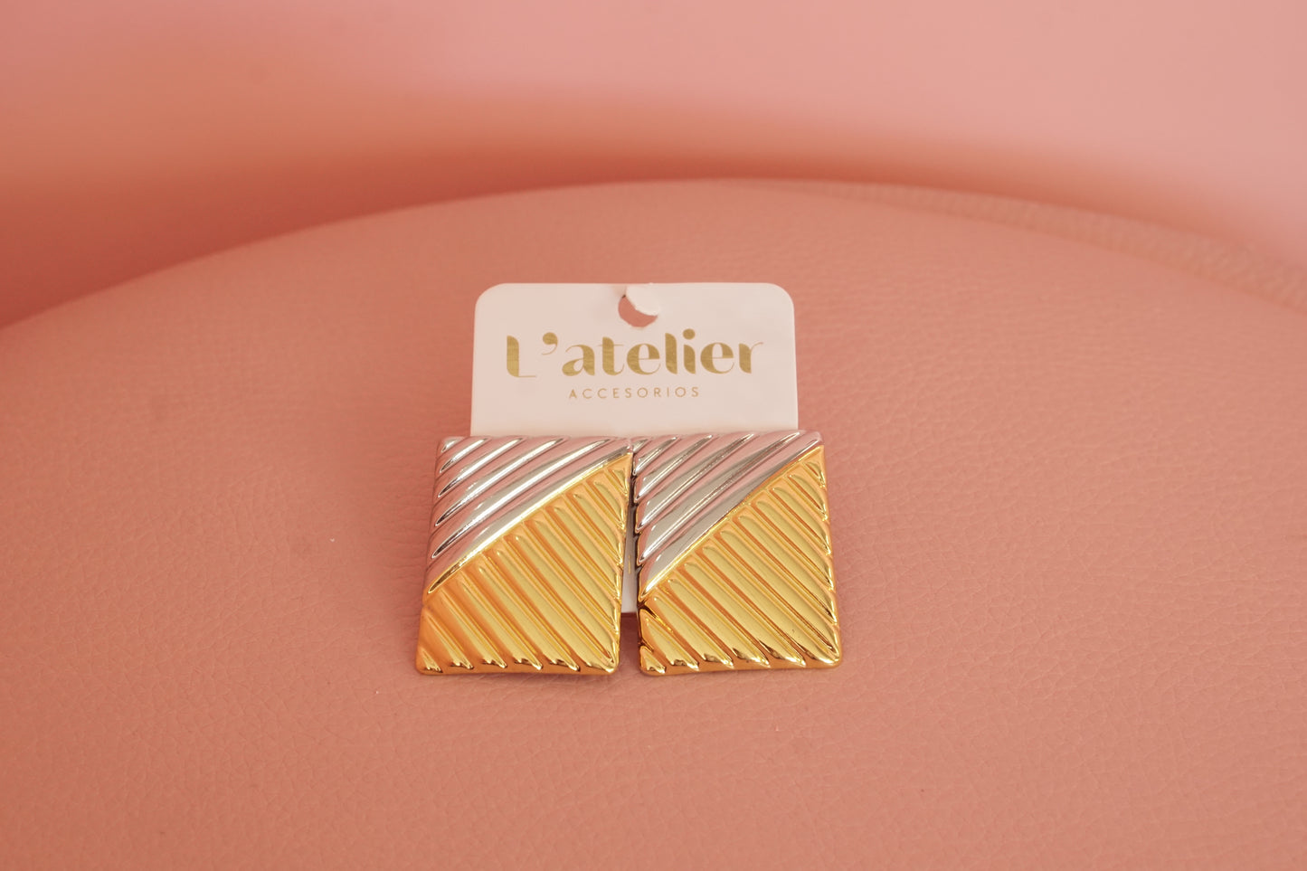 aretes combinados cuadrados de acero inox