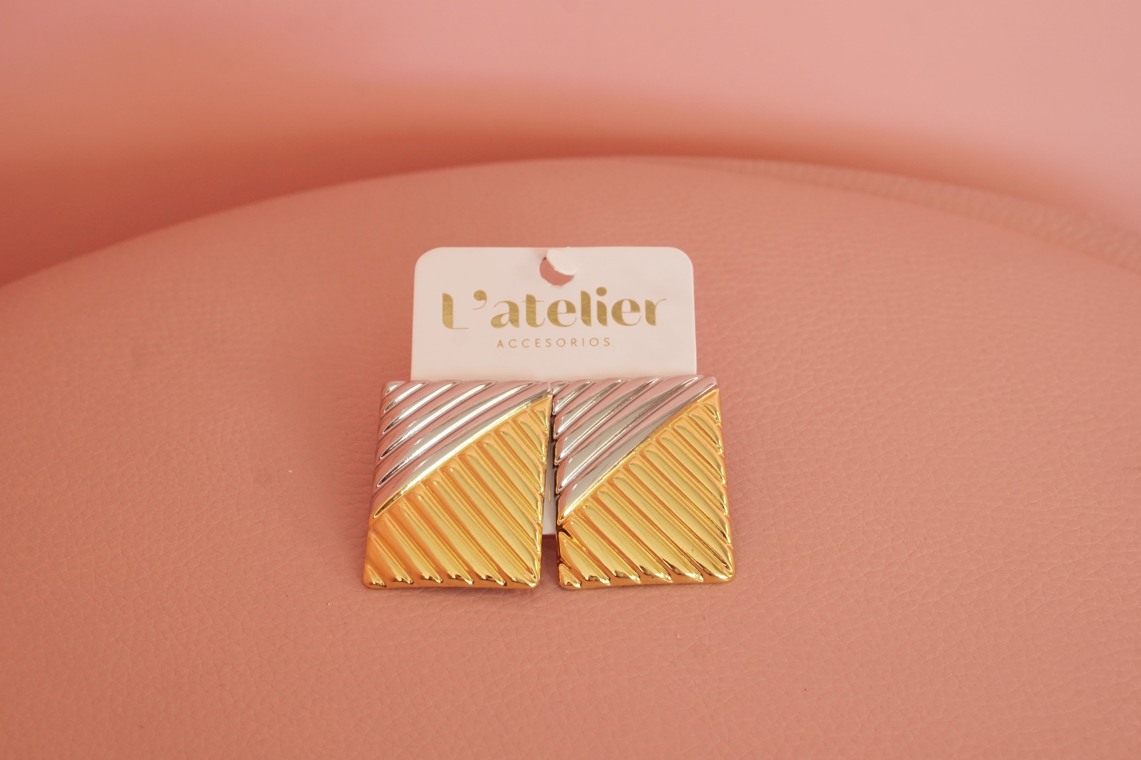 aretes combinados cuadrados de acero inox