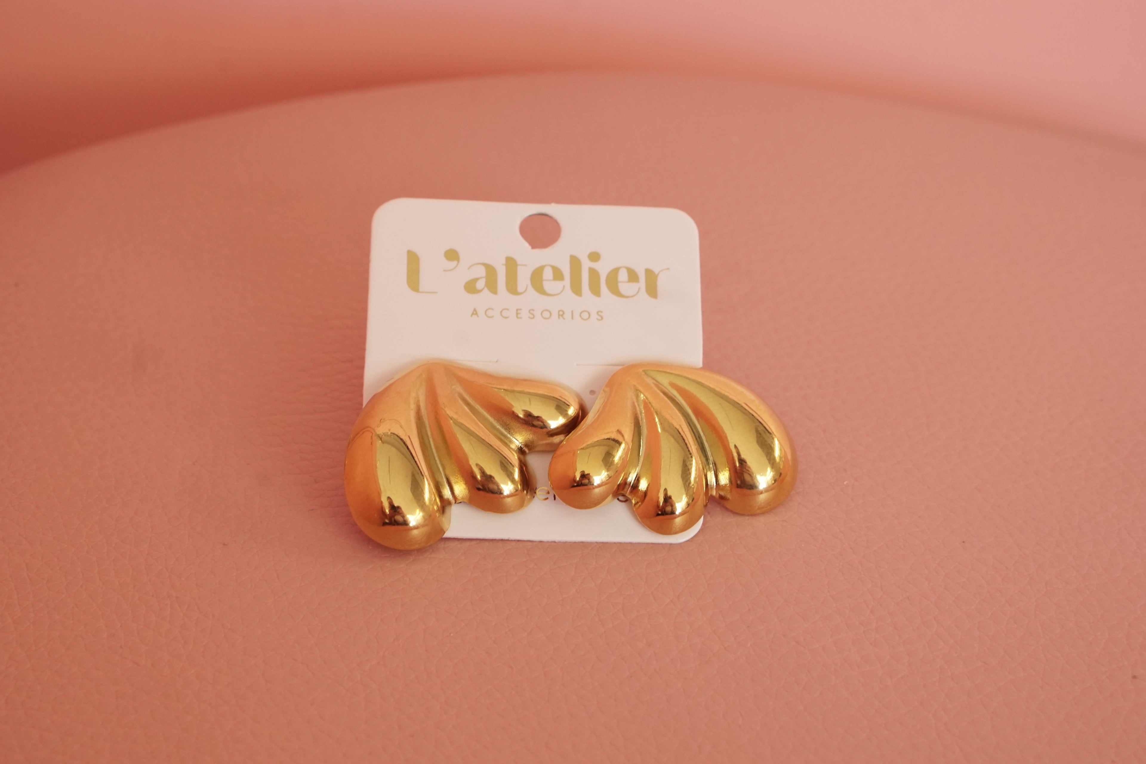 aretes acero triple gota
