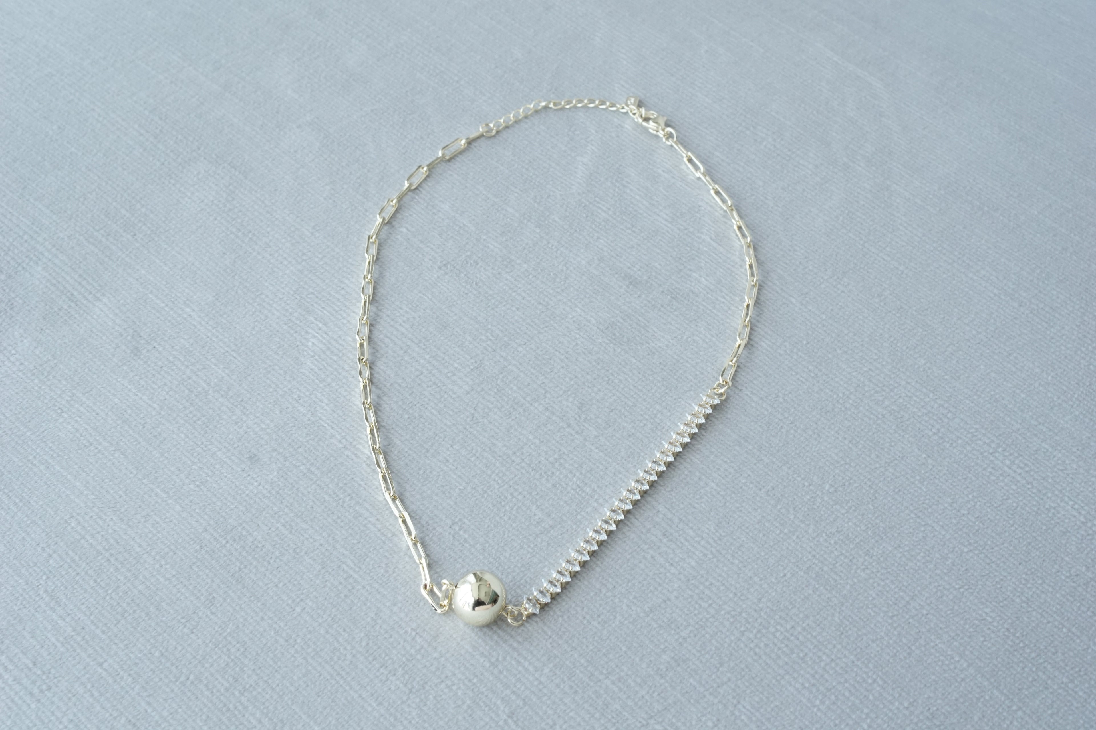 collar circulo 2 lineas zirconia