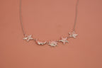 Collar de sol lunas y estrellas acero
