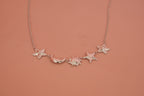 Collar de sol lunas y estrellas acero