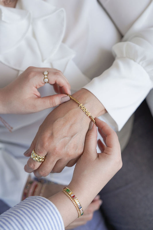 Pulsera MOM acero