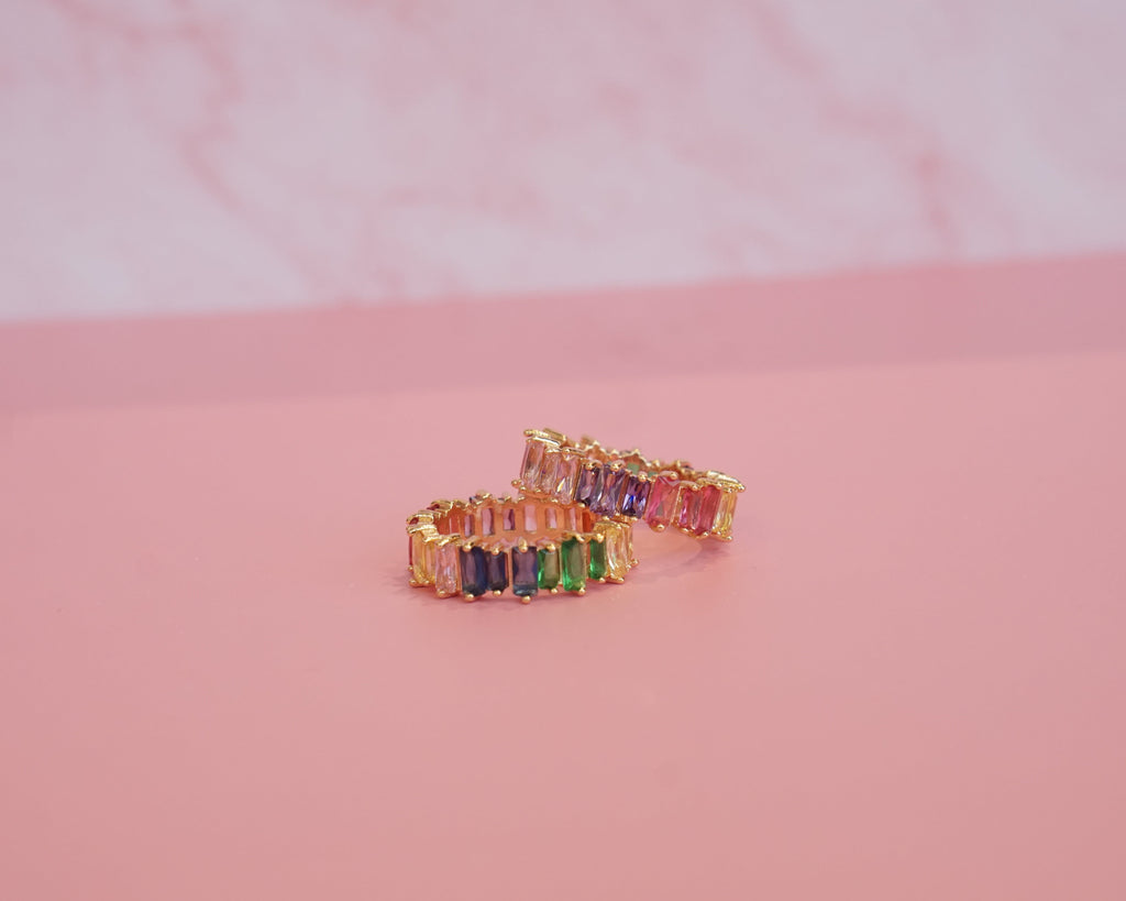 Churumbela gruesa zirconia multicolor