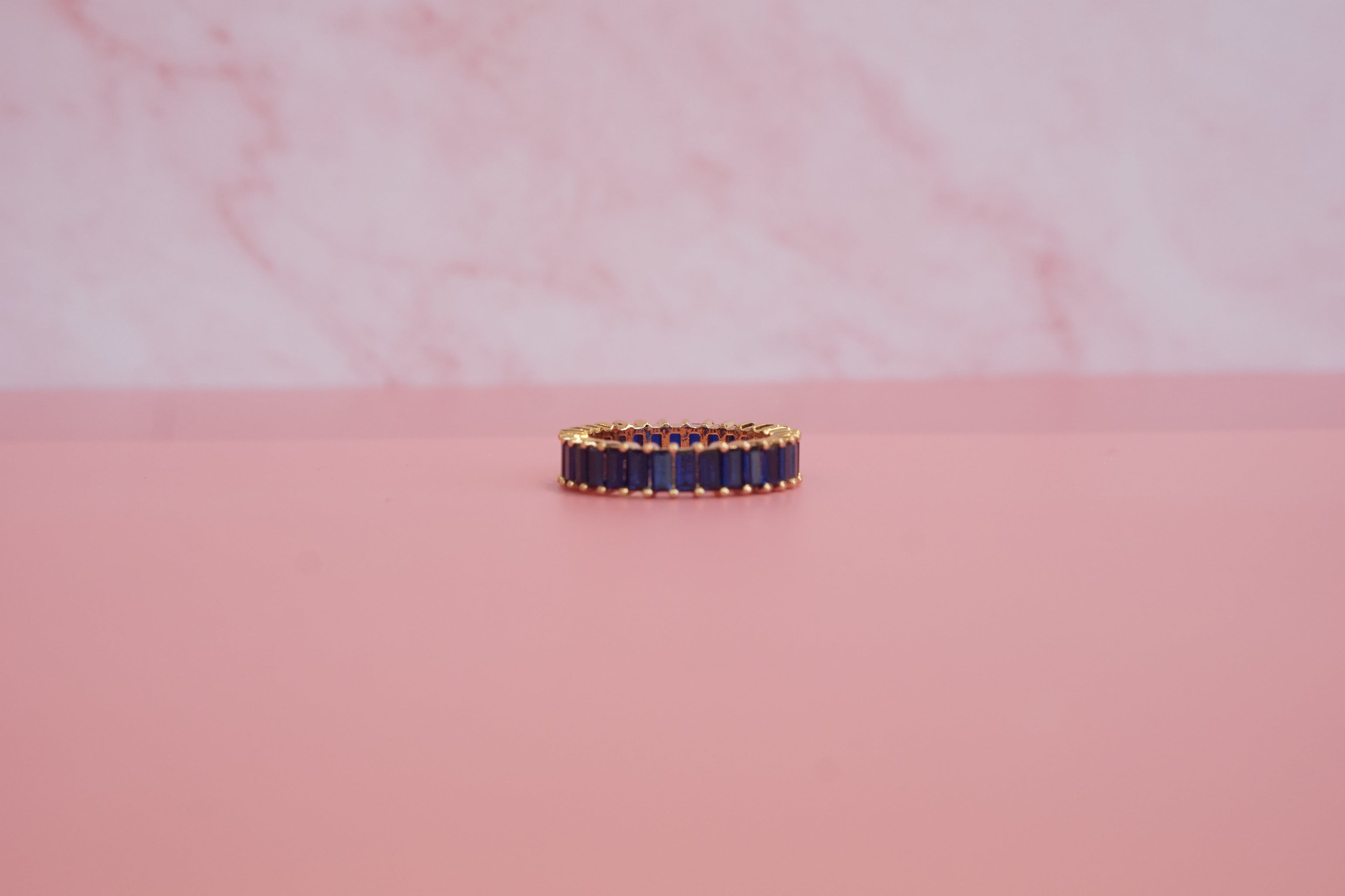 Churumbela gruesa zirconia azul