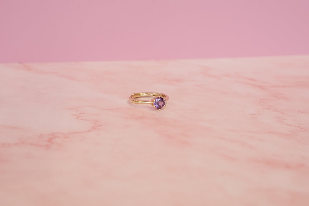 Anillo princesa chapa de oro