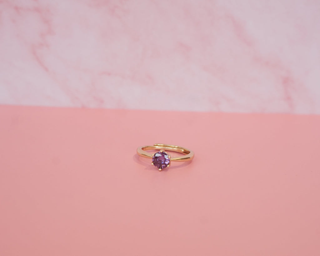 Anillo princesa chapa de oro