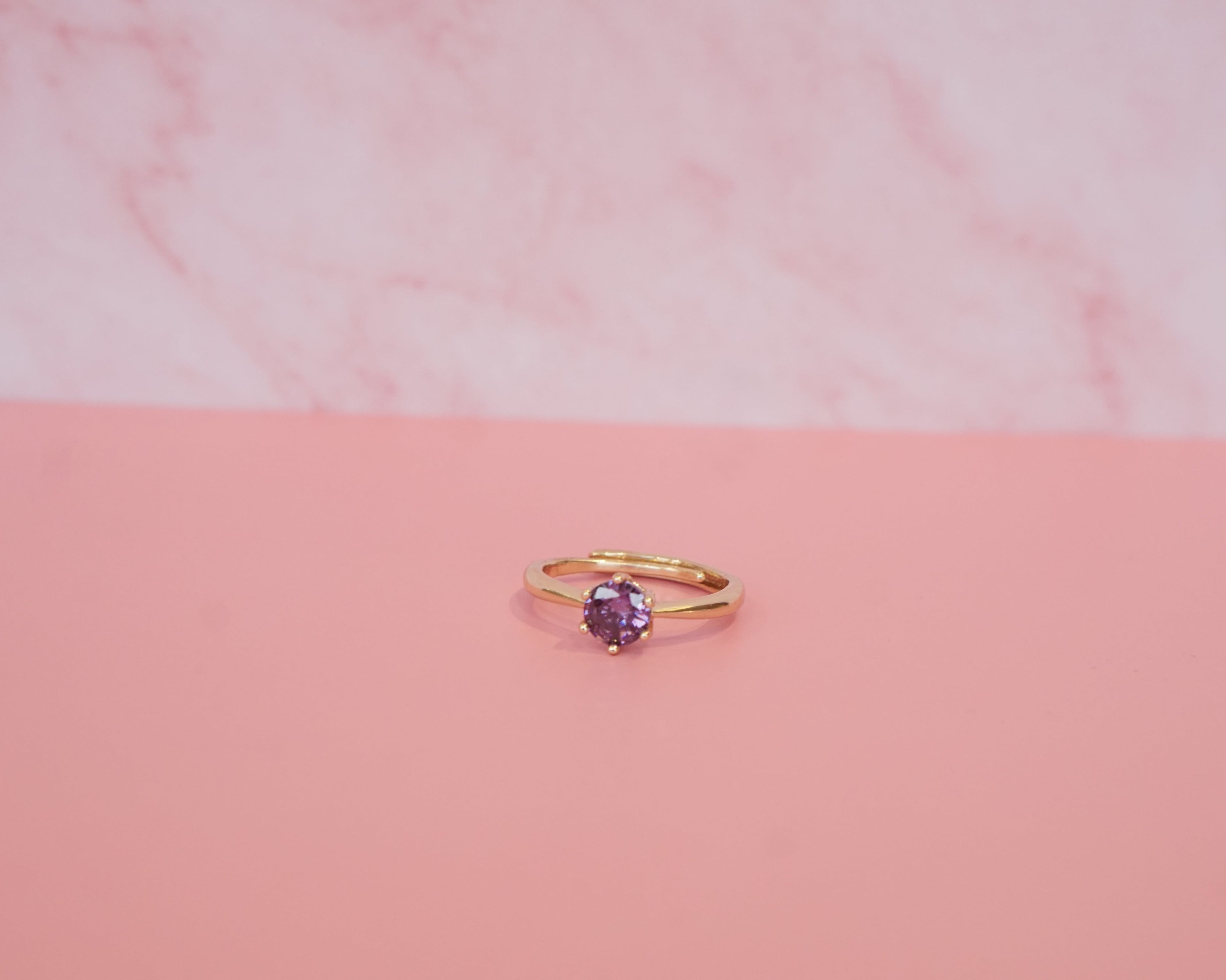 Anillo princesa chapa de oro