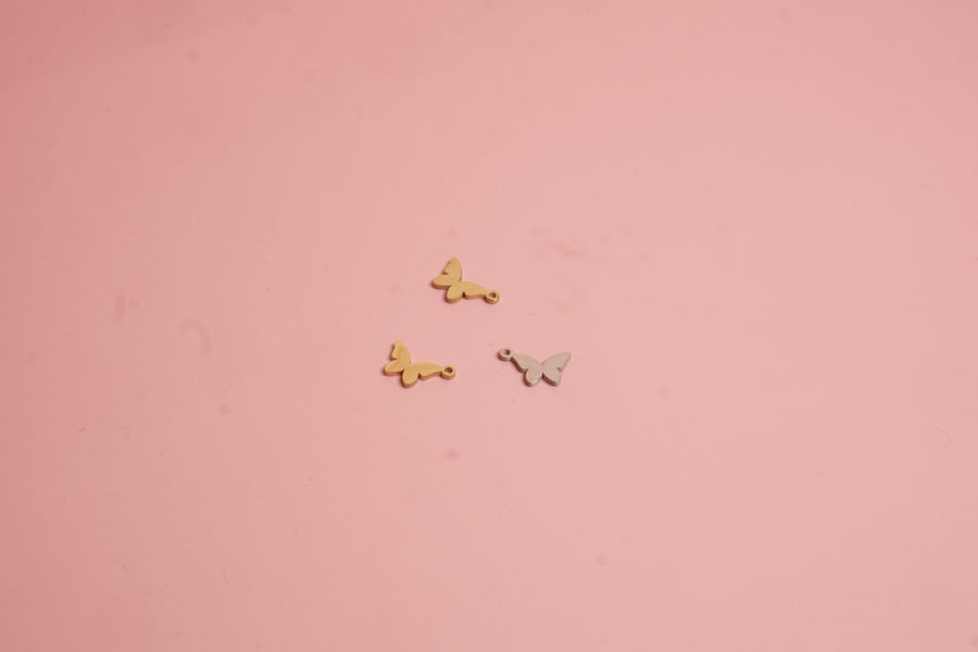 charm mariposa mini acero