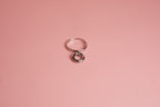 ANILLO LISO CON ARO COLGANTE 2MM/AJUSTABLE