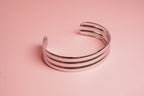 BRAZALETE AJUSTABLE DE LINEAS LISO 16MM