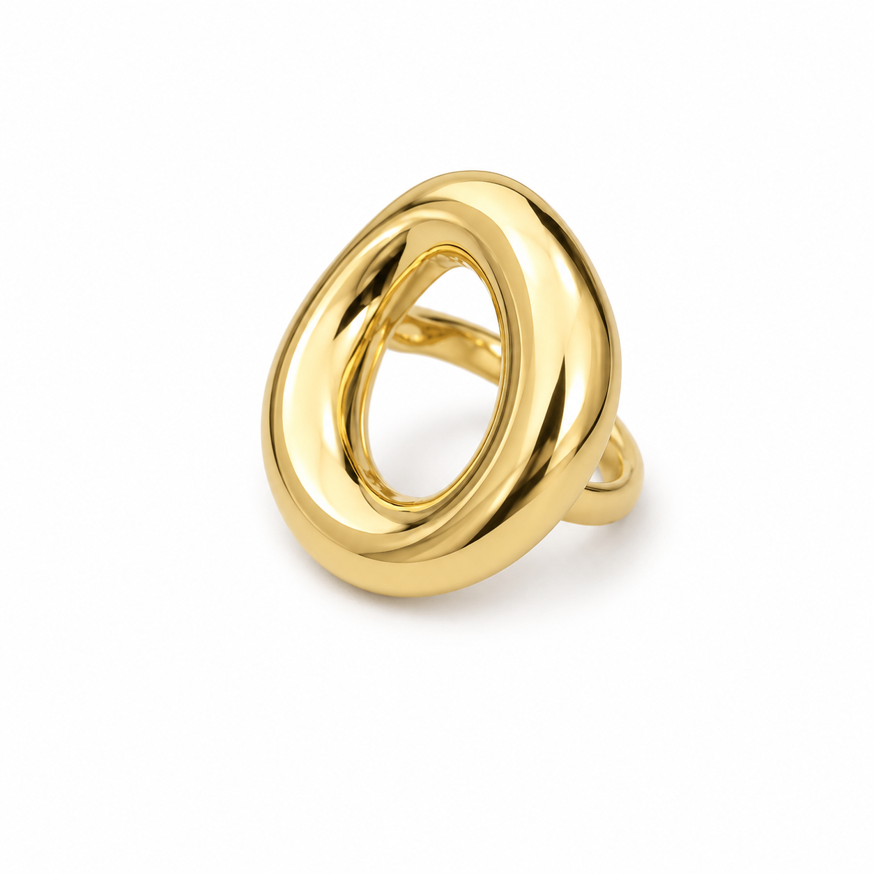 Anillo acero inoxidable circulo hueco