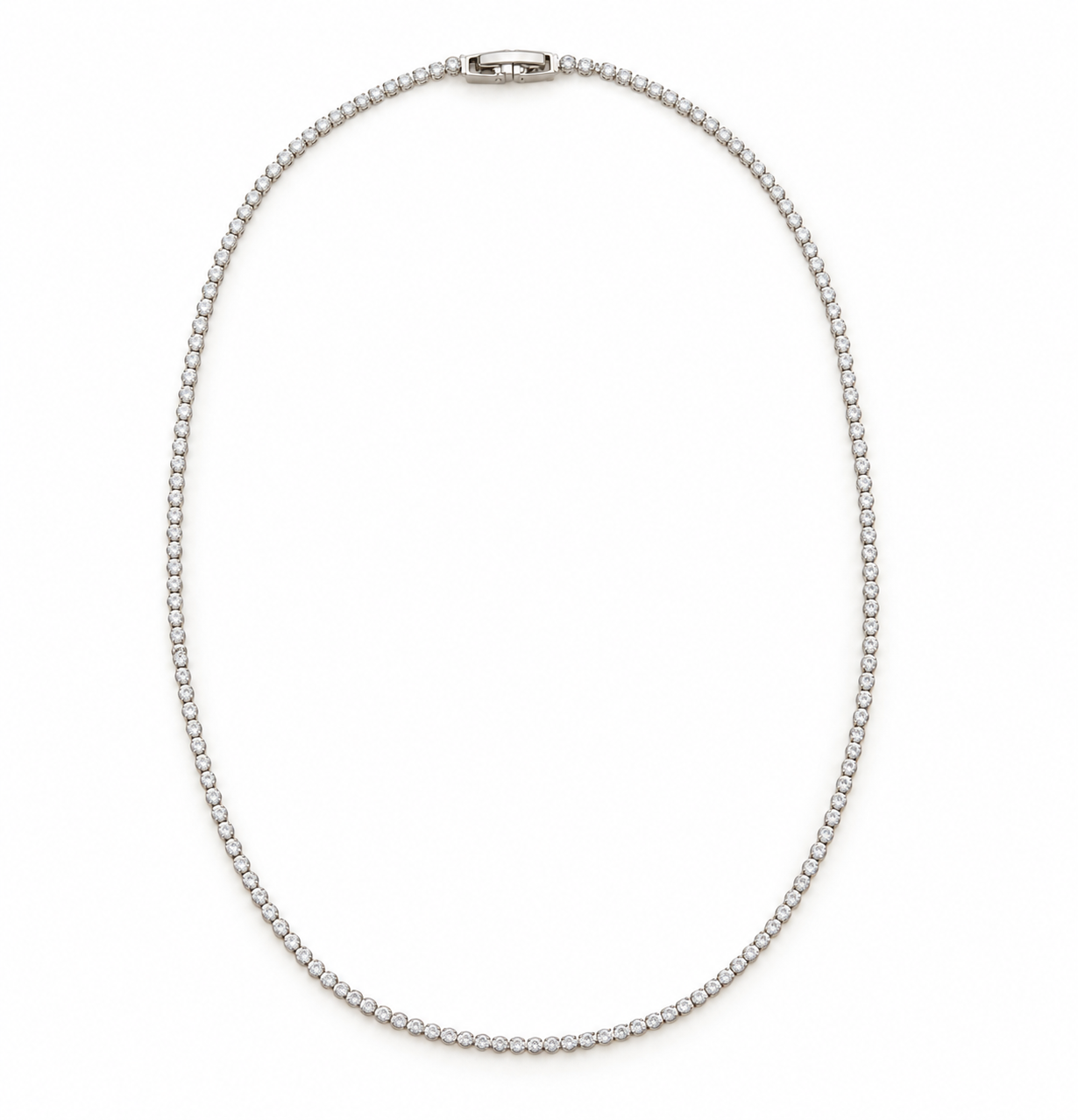 collar tipo tennis zirconia pequeña