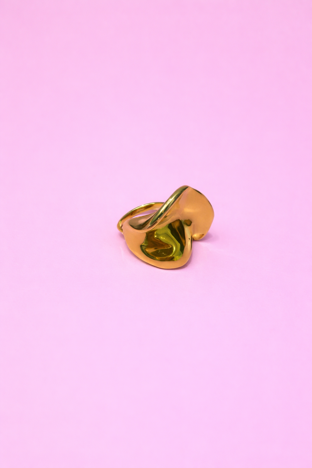 Anillo irregular acero