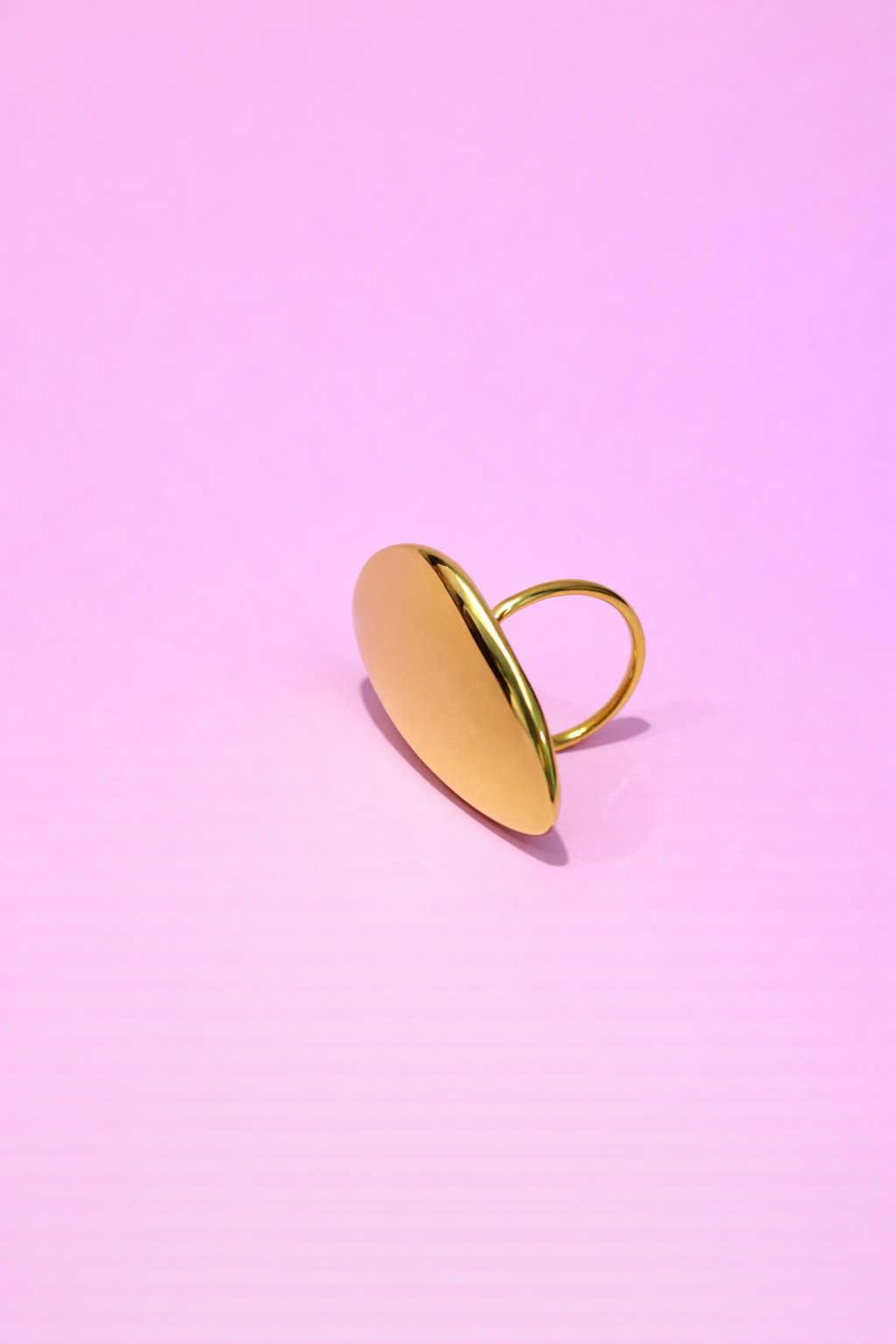 Anillo irregular liso  acero