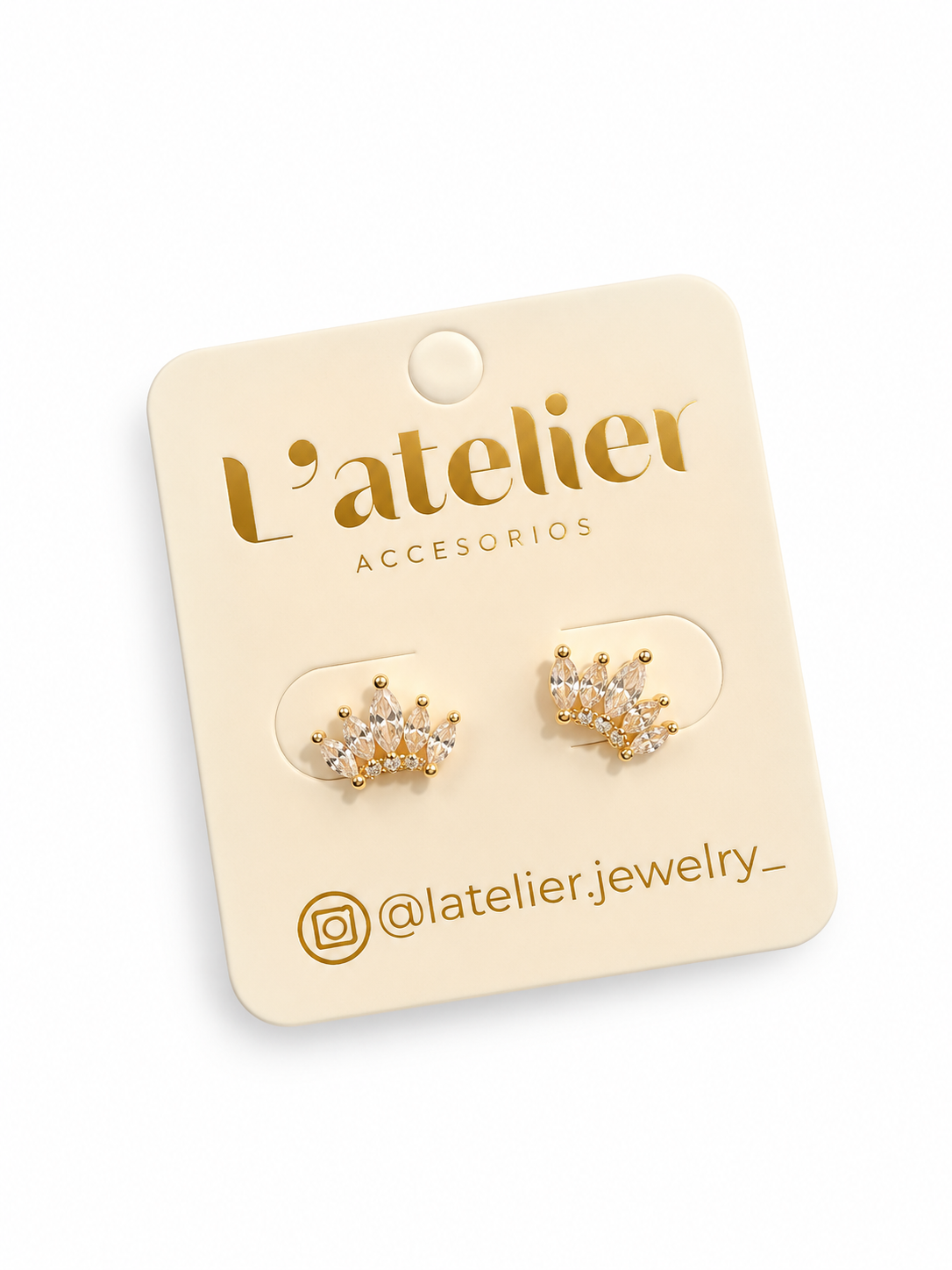 broquel 4 zirconias marquise