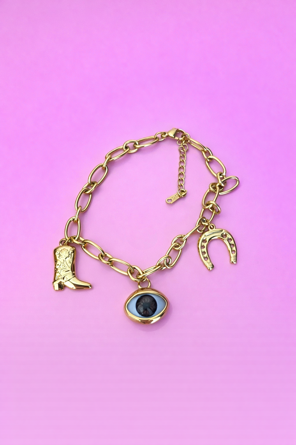 Pulsera cowgirl & eye acero