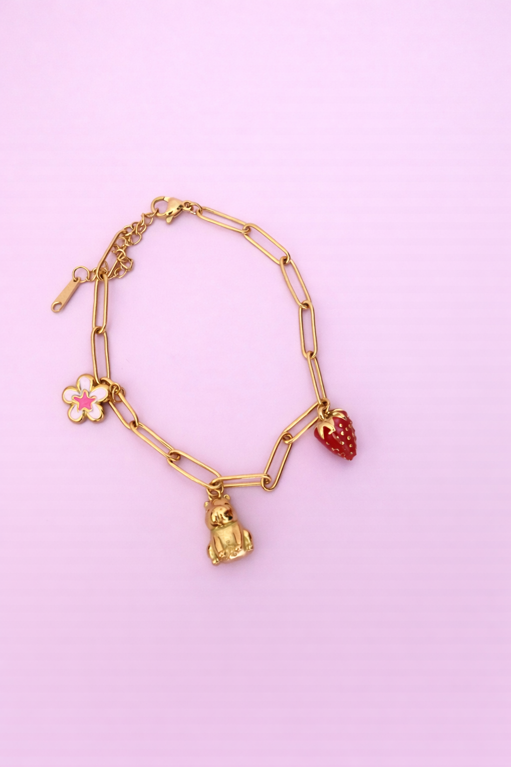 Pulsera acero charms girly