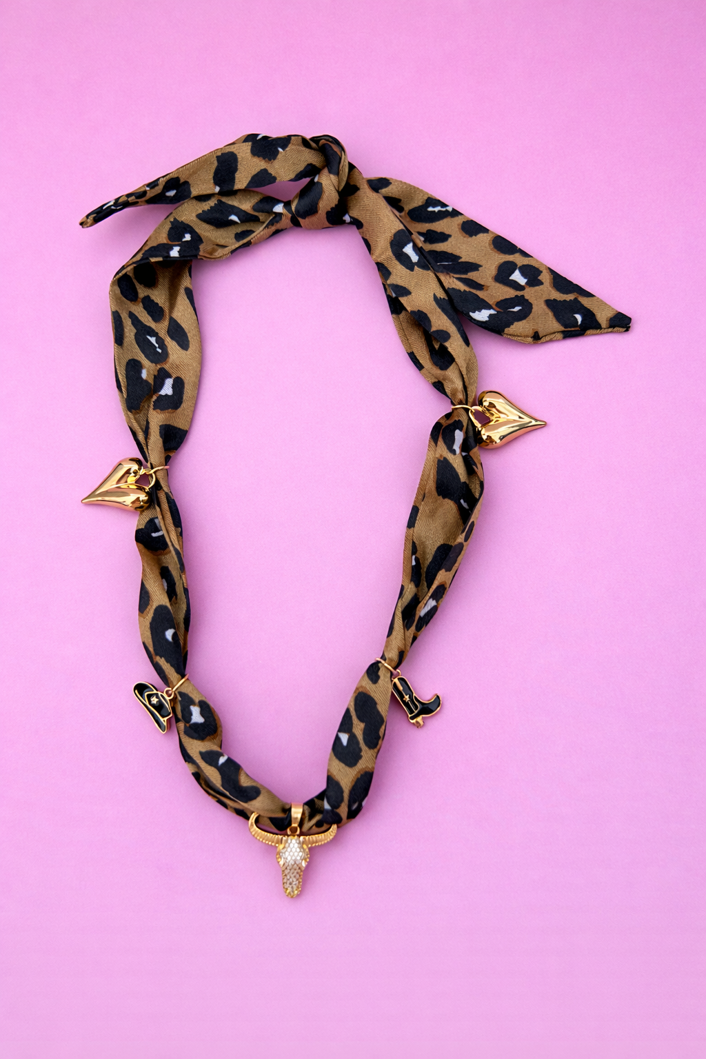 Bandana collar animal print dijes