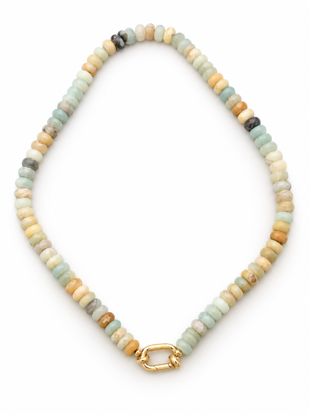 Collar de cuentas piedras naturales