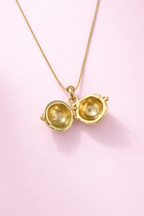 Locket/ relicario chapa de oro